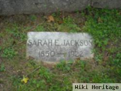 Sarah E Jackson