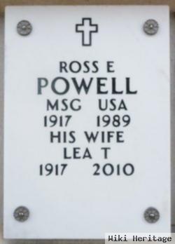 Sgt Ross E Powell