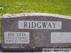 Dee Etta Ridgway