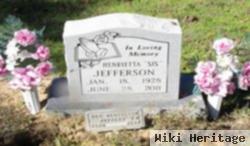 Henrietta "sis" Jefferson