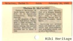 Thelma D Mccartney