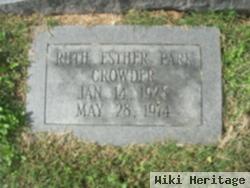 Ruth Esther Park Crowder