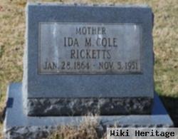 Ida M Cole Ricketts