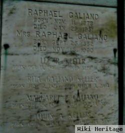 Raphael M Galiano, Sr