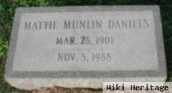 Mattie Munlin Daniels