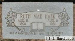 Ruth Mae Thomas Haek