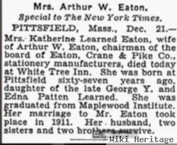 Katherine Learned Eaton