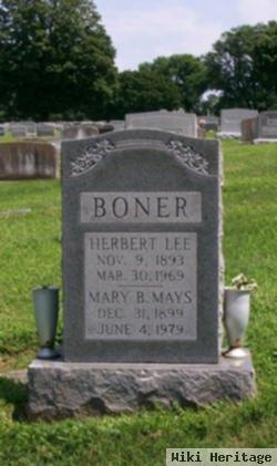 Herbert Lee Boner