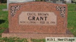 Cecil Brown Grant