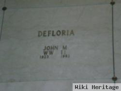 John M. Defloria