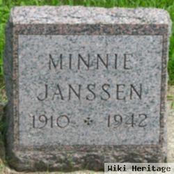 Wilhelmina Louise "minnie" Janssen