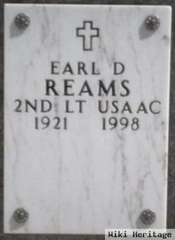 Earl D Reams