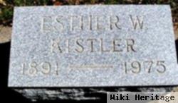 Esther W. Wolf Kistler