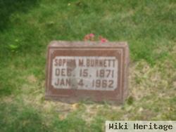 Sophia M Lutterman Burnett