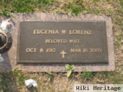 Eugenia W "jean" Watkins Lorenz