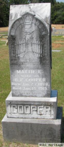 Martha Elizabeth "mattie" Allen Cooper