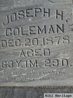 Joseph Harvey Coleman