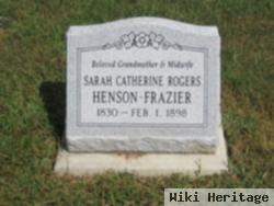 Sarah Catherine Rogers Frazier