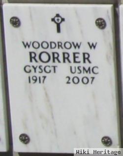 Woodrow W Rorrer