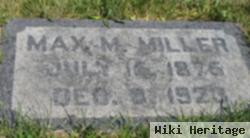 Max M. Miller