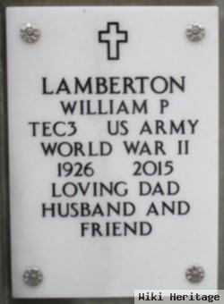 William Paul Lamberton