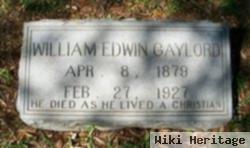 William Edwin Gaylord