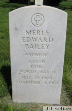 Merle Edward Bailey