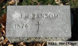 J. H. Ransom