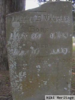 Martha Elizabeth "mattie" Claxton Vanter