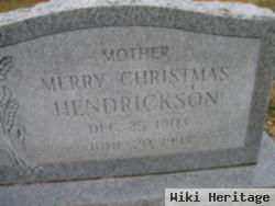 Merry Christmas Hendrickson