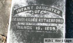 Infant Daughter Rutherford