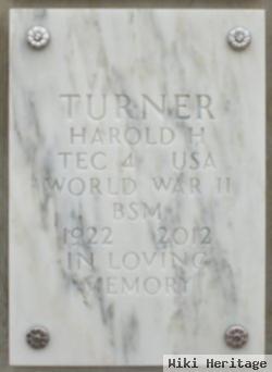Harold H Turner