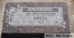 Iva Jane Pehrson Hatch