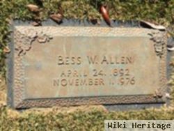 Bess W Allen