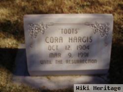 Cora "toots" Hargis