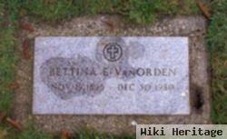 Bettina E Van Orden