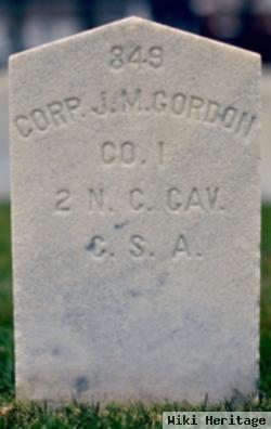 Corp James M Gordon