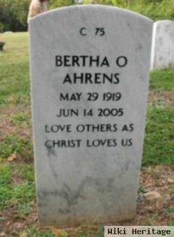 Bertha O Ahrens