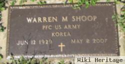 Pfc Warren M. Shoop