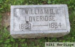 William D Loveridge