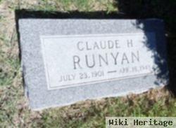 Claude H Runyan