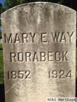 Mary E. Way Rorabeck