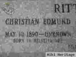 Christian Edmund Ritter