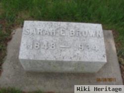 Sarah E Clark Brown