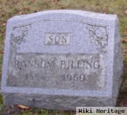 Ransom S Billings