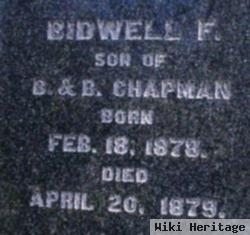 Bidwell F Chapman