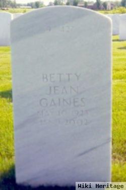 Betty Jean Atchley Gaines