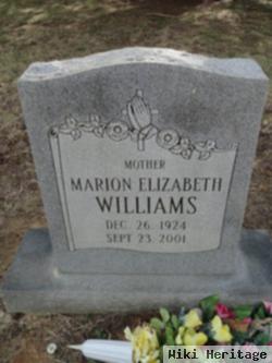 Marion Elizabeth Holmes Hill Williams