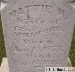 Mattie M Williford