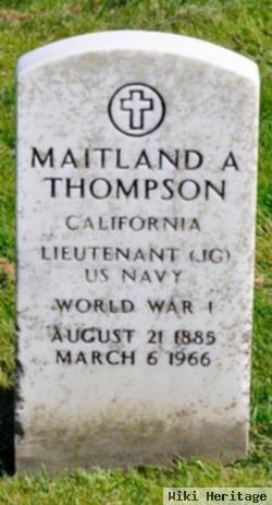 Maitland A Thompson